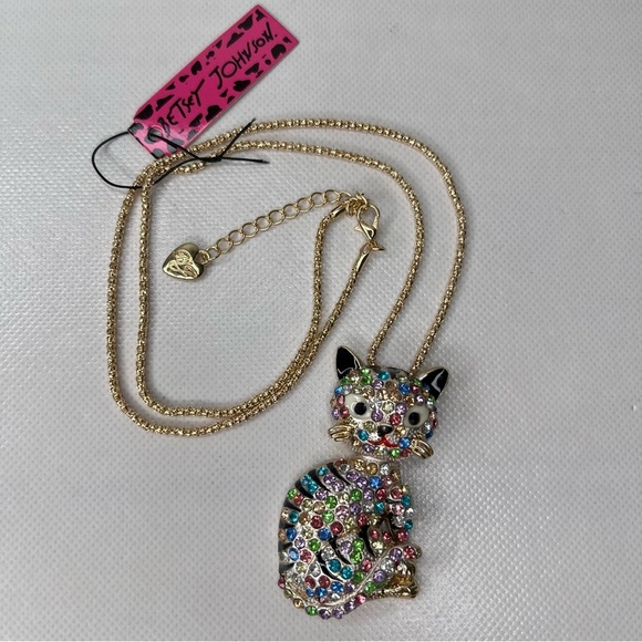 Betsey Johnson Jewelry - Betsey Johnson Cat Necklace NWT